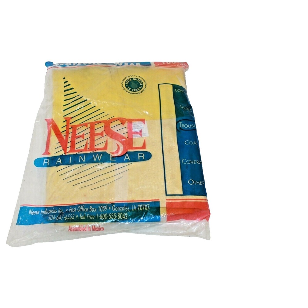 Vintage Neese Rain Wear Trousers‎ New In Package X Large 100% Waterproof